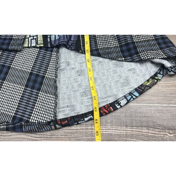 Violet Ruby Long Cardigan Sweater Jacket Eclectic Urban Art To Wear Size Large - Picture 11 of 16